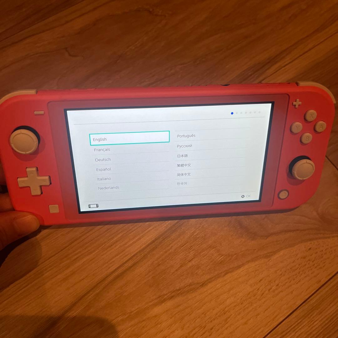 値下げ　Nintendo Switch Lite コーラル 本体 ACアダプター