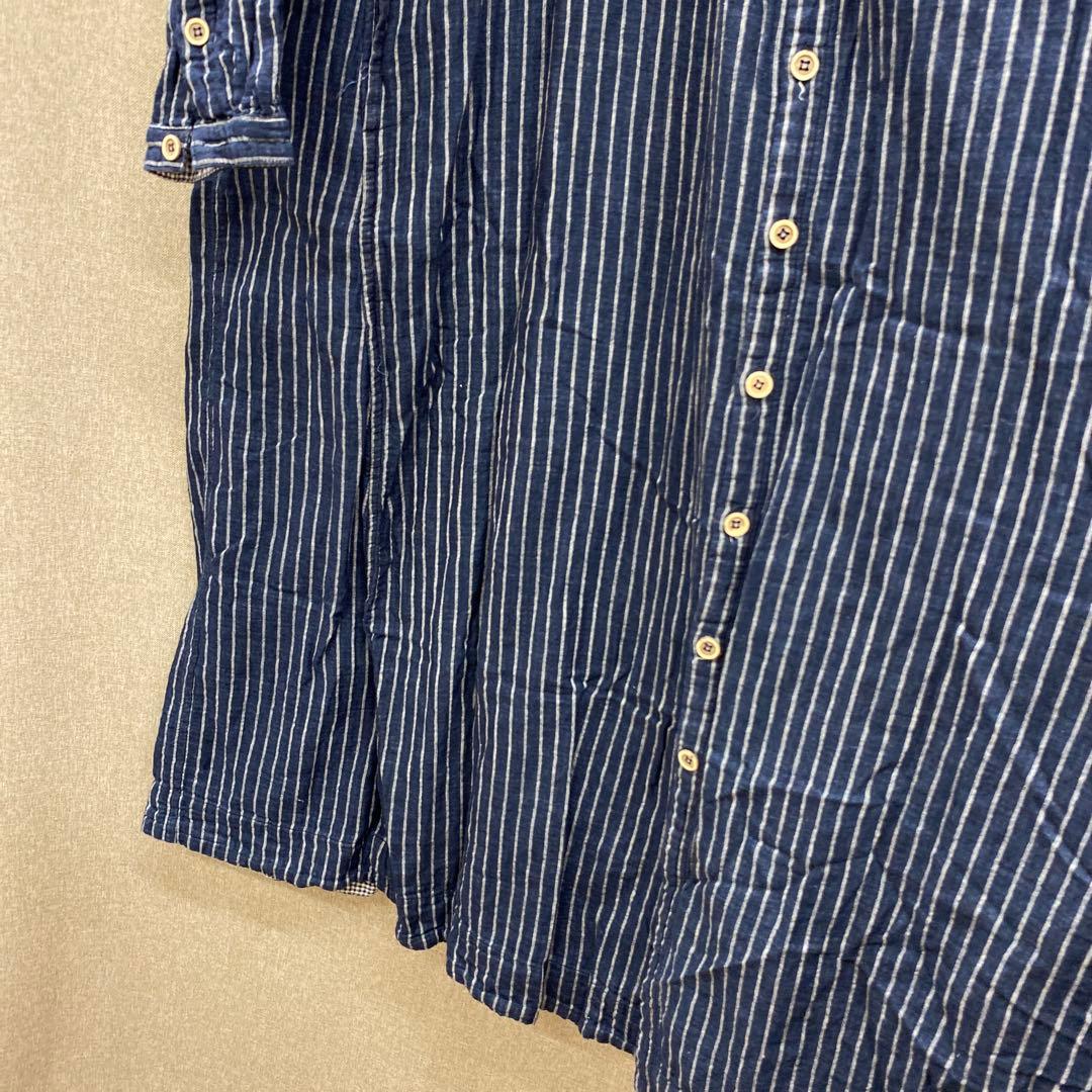 N781◯ 45Rコットンワンピース ストライプ