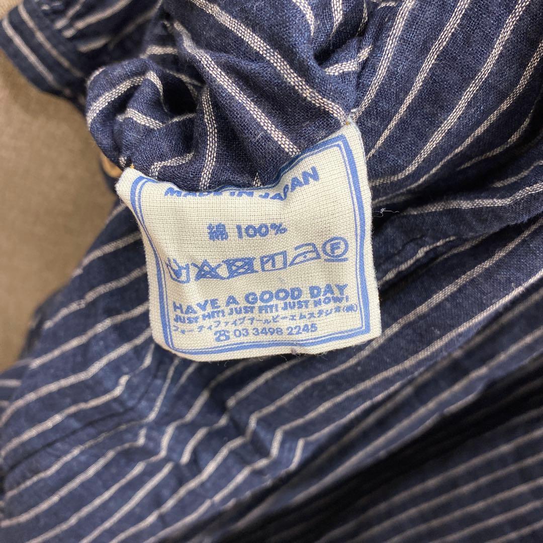 N781◯ 45Rコットンワンピース ストライプ