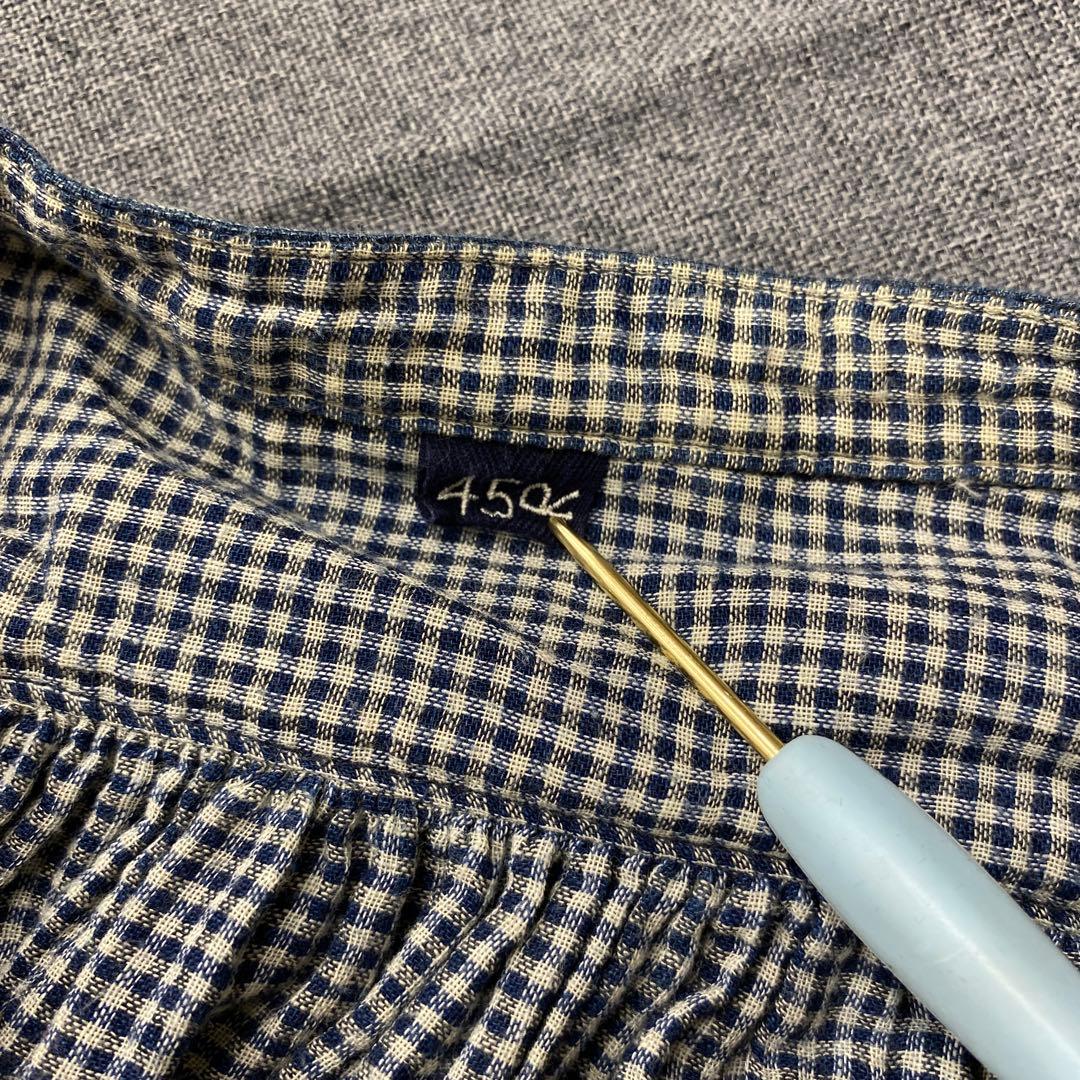 N781◯ 45Rコットンワンピース ストライプ