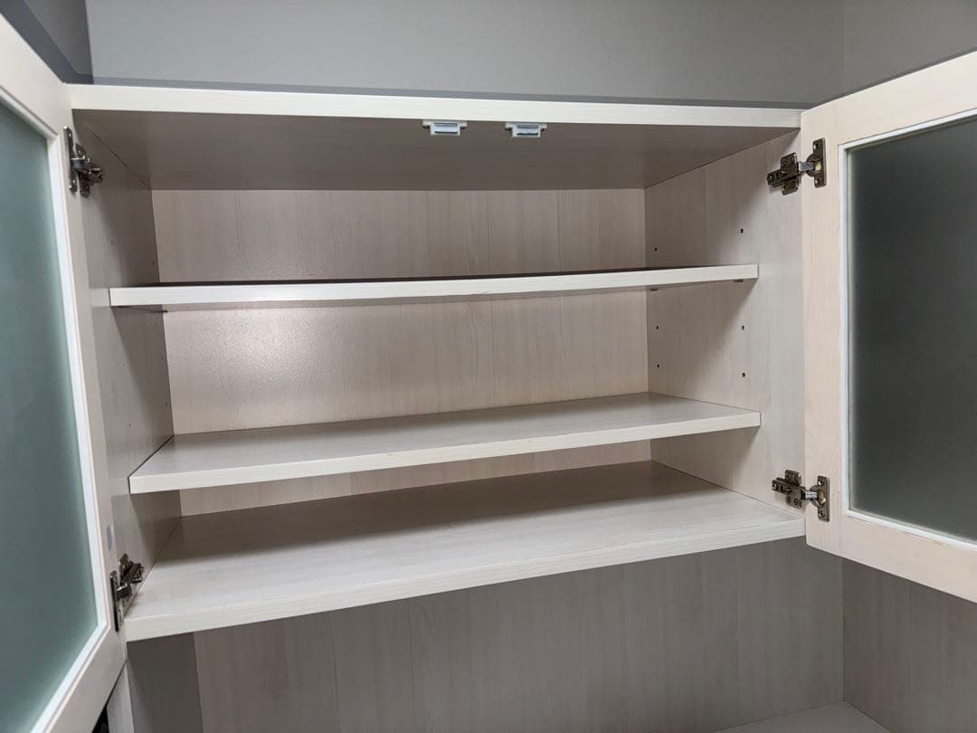 120cm 食器棚 キッチンボード 家電 レンジ 収納 北欧風カラー