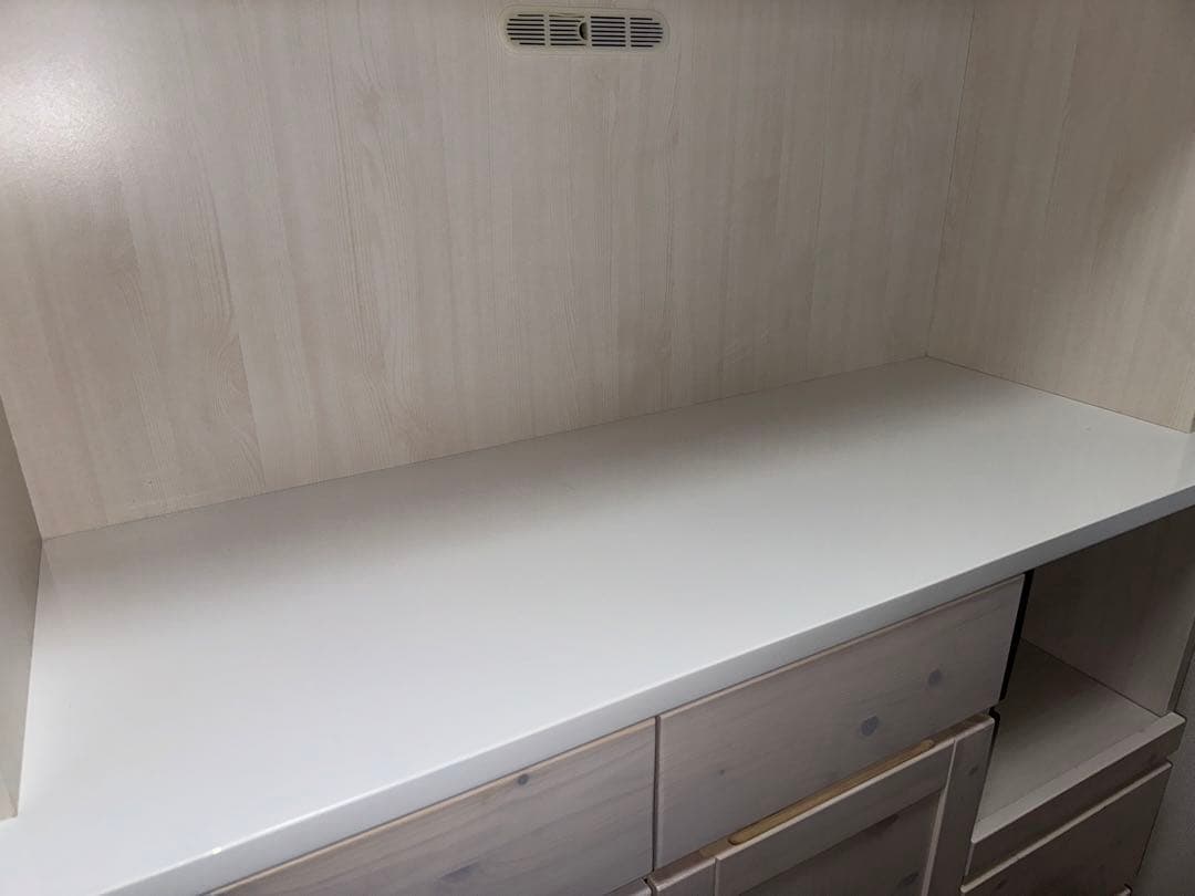 120cm 食器棚 キッチンボード 家電 レンジ 収納 北欧風カラー