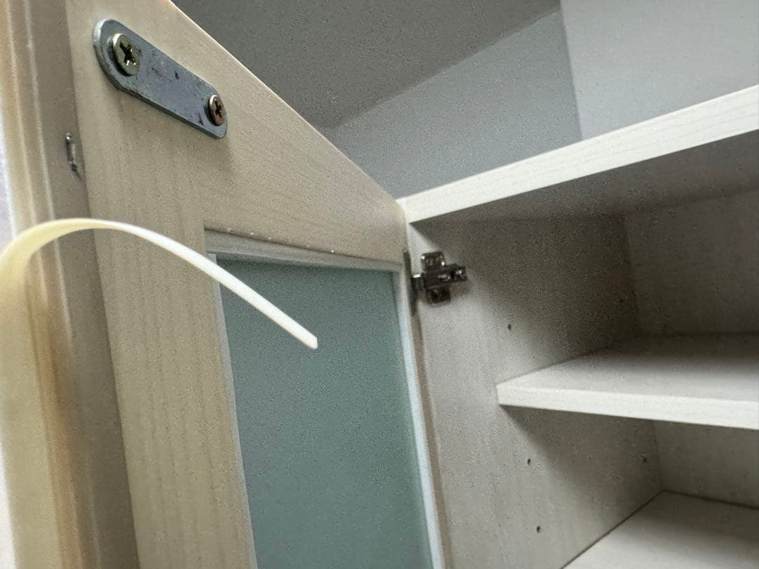 120cm 食器棚 キッチンボード 家電 レンジ 収納 北欧風カラー