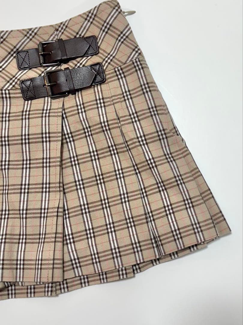 BURBERRY BLUE LABEL ミニスカート インナーパンツ付き