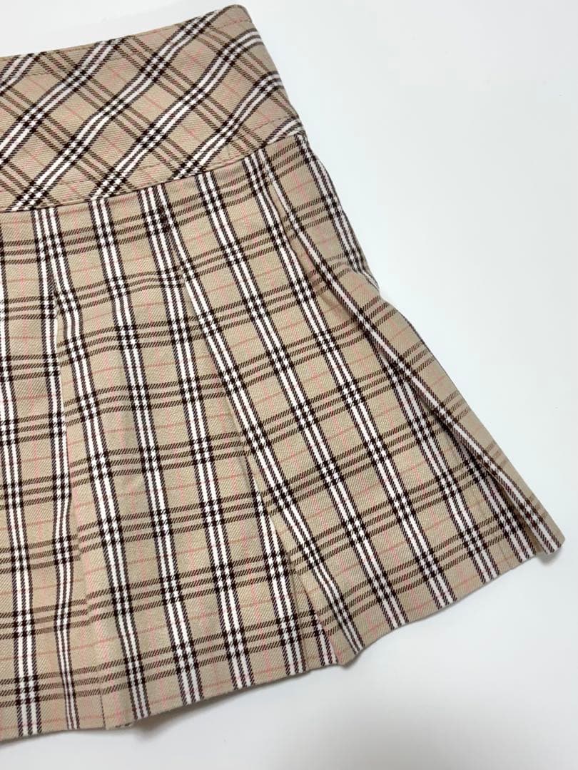 BURBERRY BLUE LABEL ミニスカート インナーパンツ付き