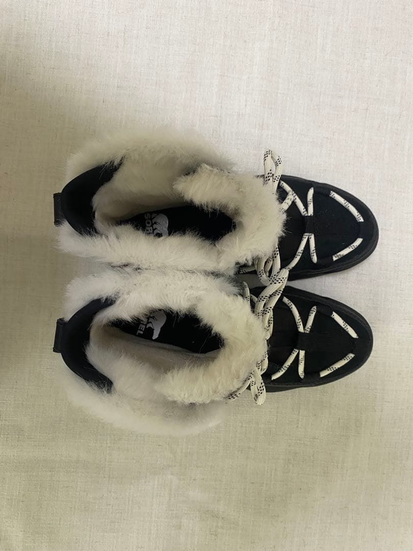 【新品・未使用】SOREL（ソレル）ウィンターブーツ・ブラック・24cm