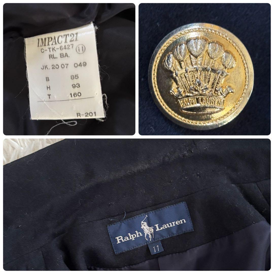 W*n様 【本物】ラルフローレン 紺ブレ ダブル 金ボタン 大きいサイズ ジャケ