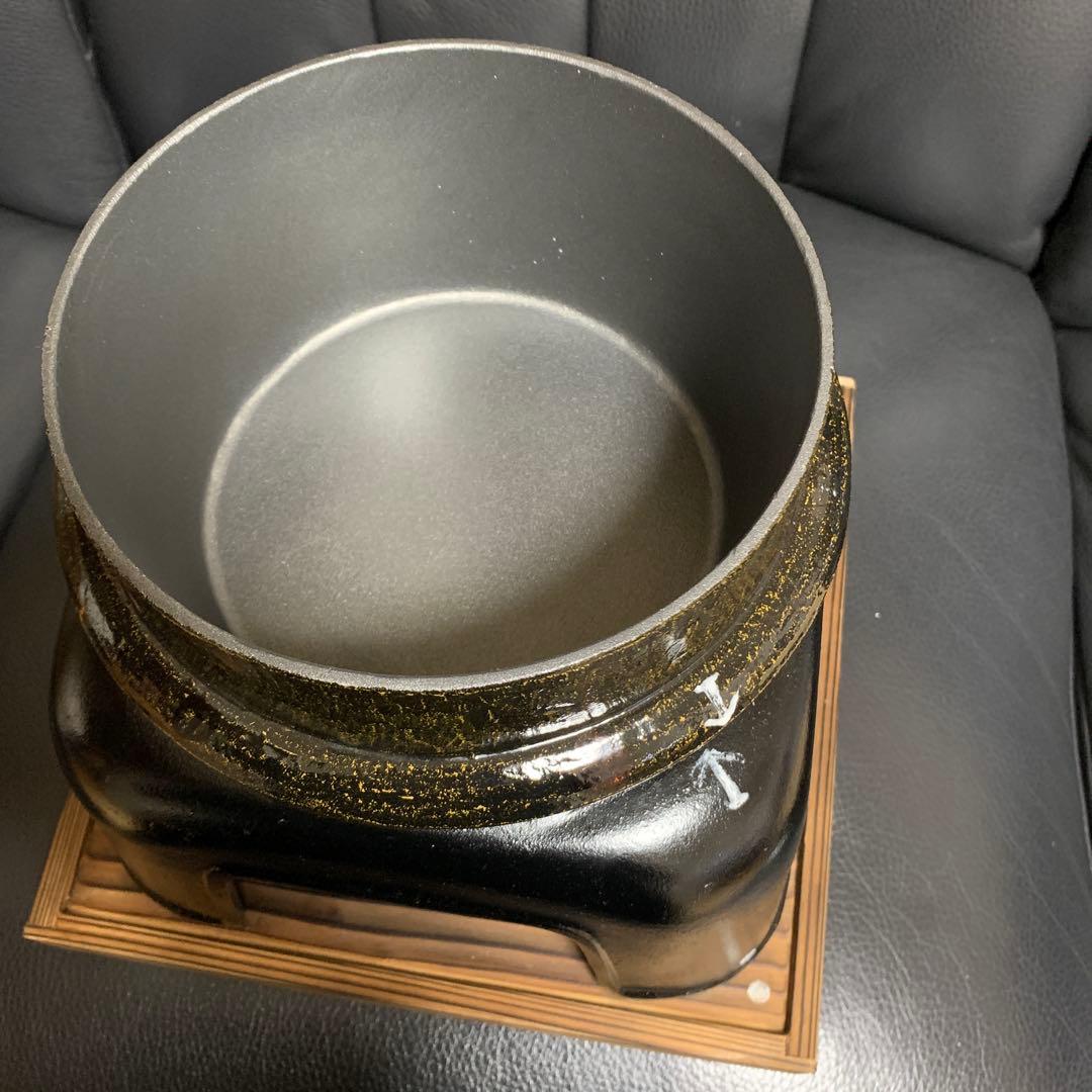 【老舗店　レア商品】砺波商店　ごはん釜　アルミ製（フッ素加工）2合炊き　日本製