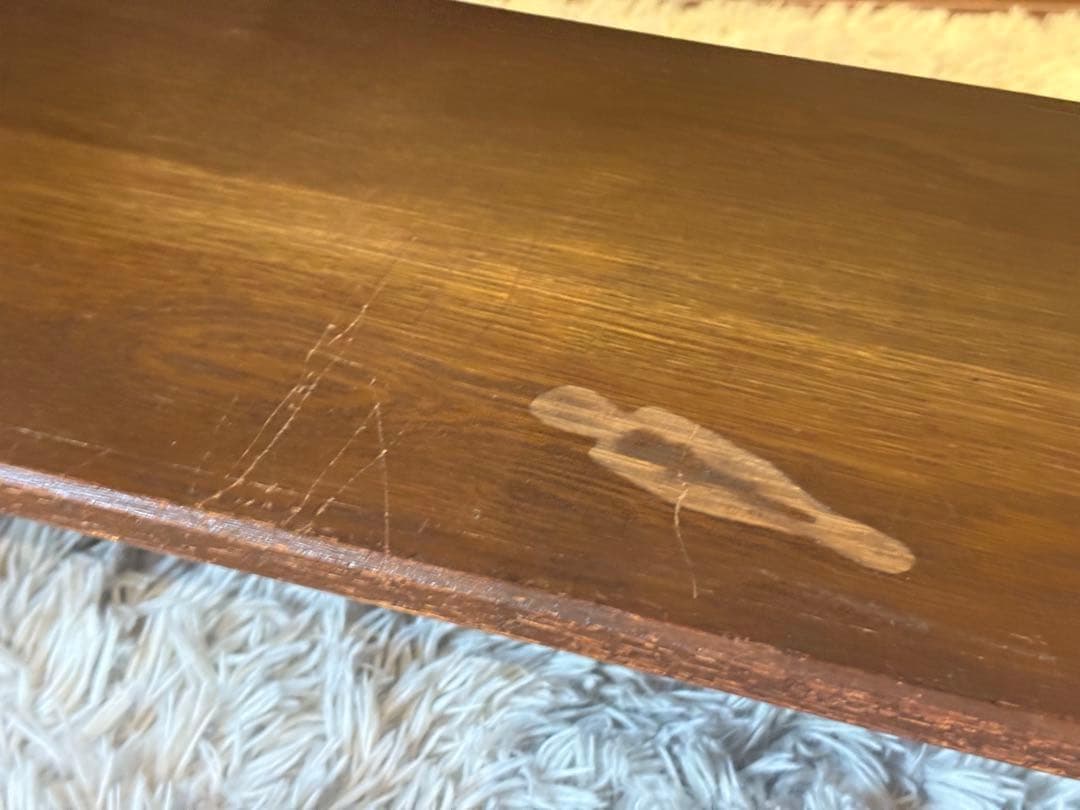 飛騨産業 キツツキマーク ローテーブル センターテーブル アンティーク IG