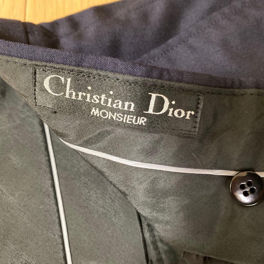 Christian Dior Monsieur ネイビー スラックス