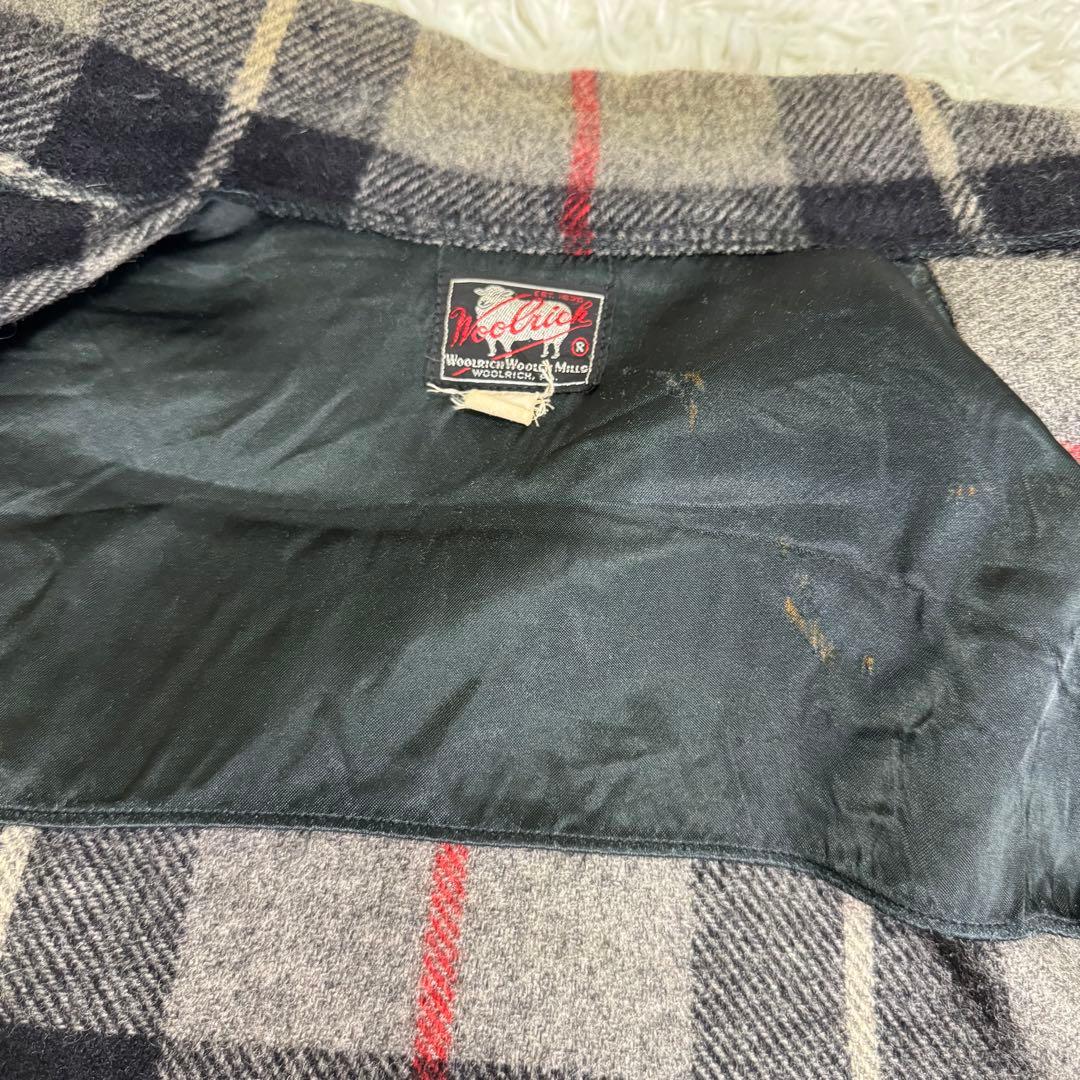 ☆70s Woolrich ウールジャケット TALON チェック柄 USA製☆