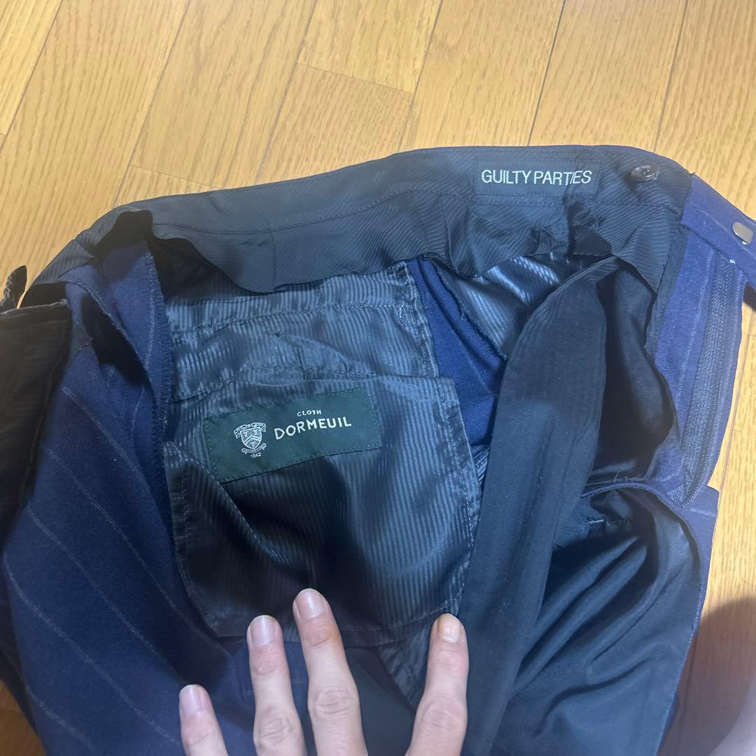 パンツ 24 WACKO MARIA STRIPED PLEATED TROUSER