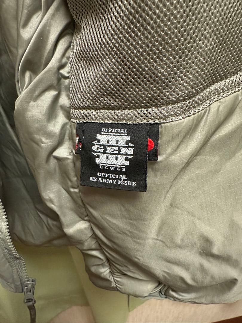 希少サイズ　美品　米軍実物　ECWCS GEN3 LEVEL7 S-L