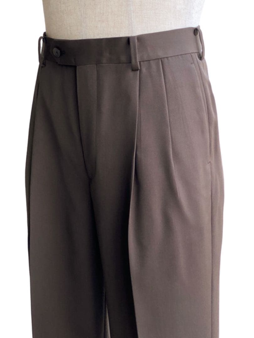 スーツ AURALEE WOOLMAXGABARDINE TWO-TUCK SLACKS