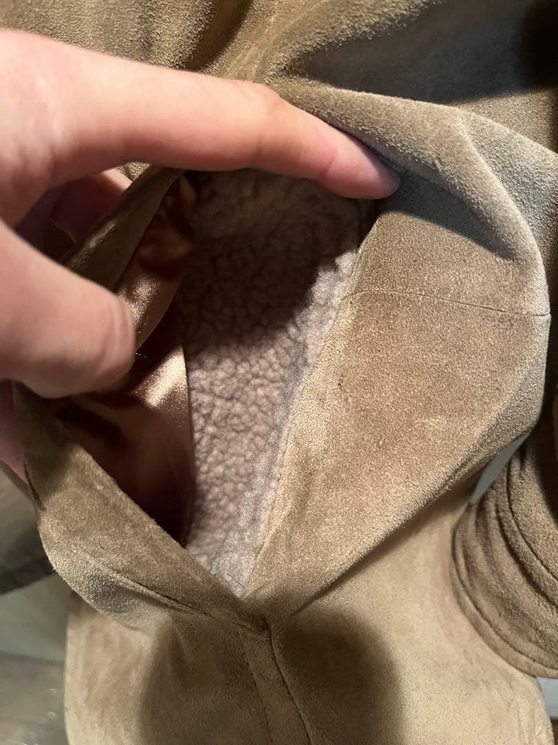 Stussy ステューシー スエード ランチジャケット カーコート レザー M