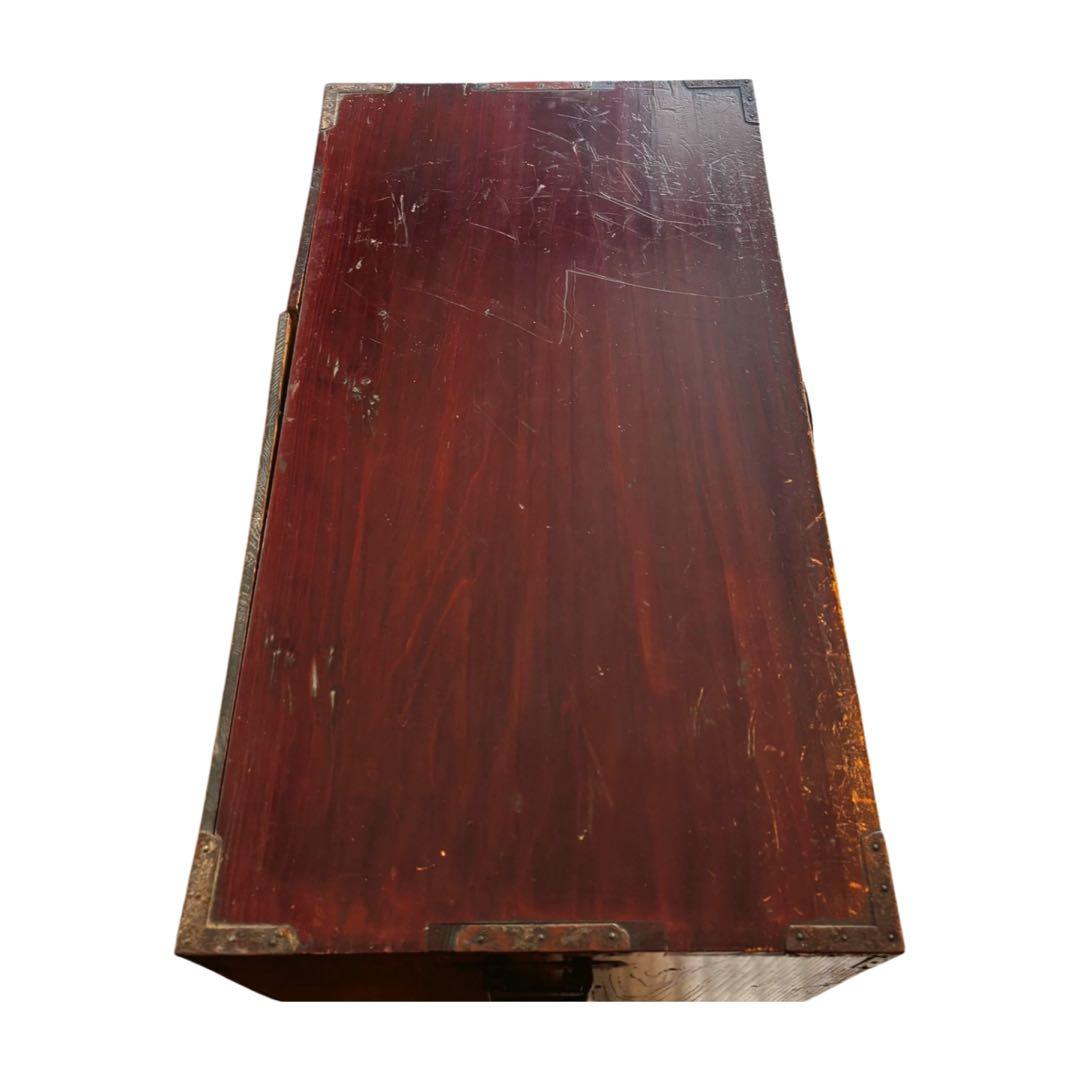 『アンティーク』昭和箪笥　家具 4段引き出し箪笥 和箪笥 ビンテージ