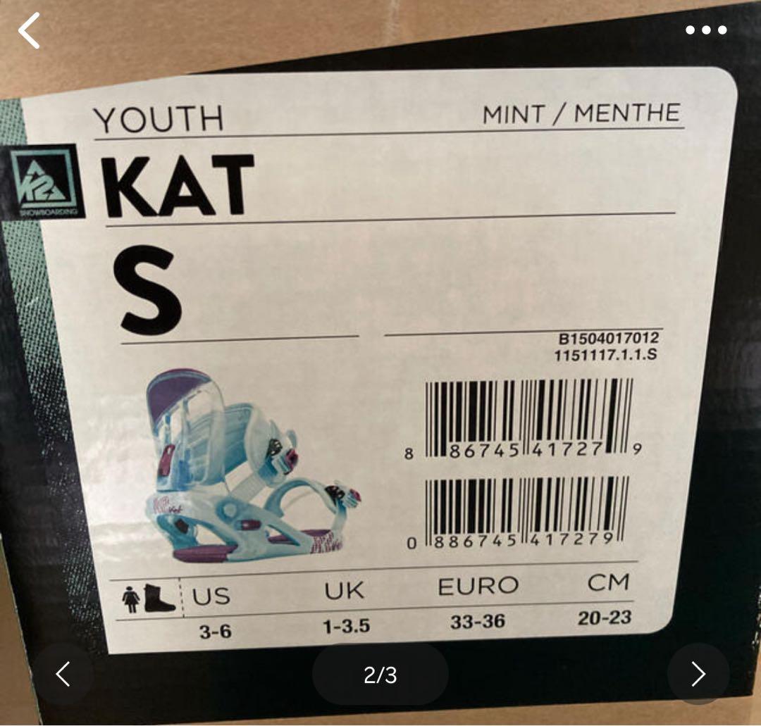 RIDE コミックスタイル スノーボード120 2点セット　ビンディングk2