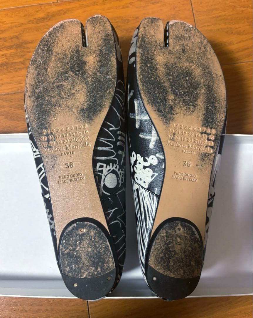 maison margiela graffiti メゾンマルジェラ　足袋バレエ