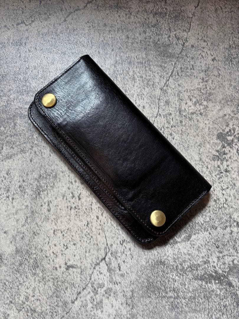 トラッカーウォレット 茶芯 ハンドメイド