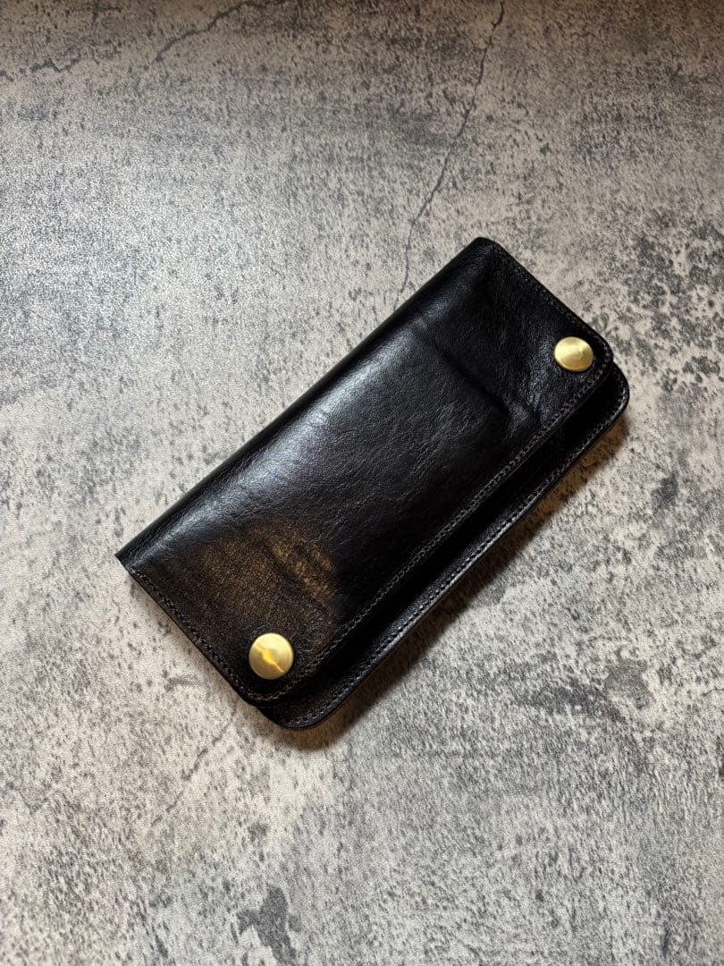 トラッカーウォレット 茶芯 ハンドメイド