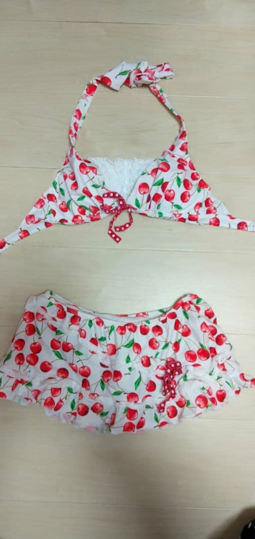 PEAK&PINE チェリー柄 水着 ビキニ セパレート さくらんぼ