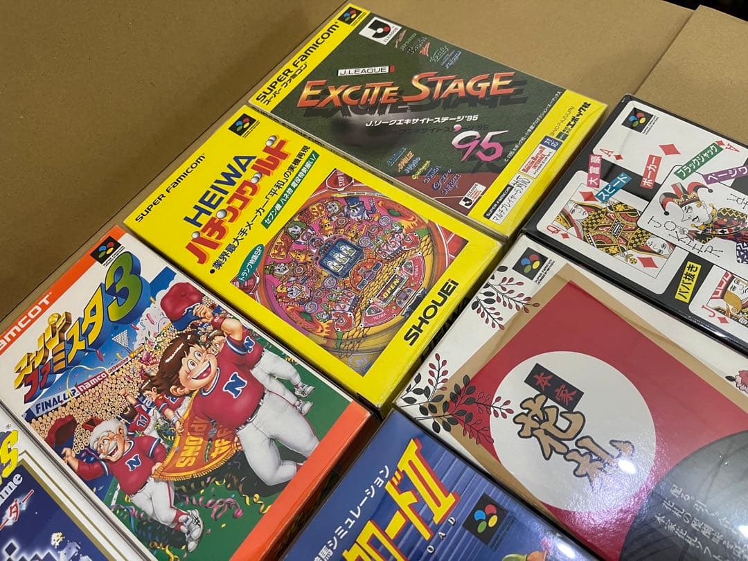 スーパーファミコンソフト箱付き10本セット 保護クリアケース付 良品 まとめ売り