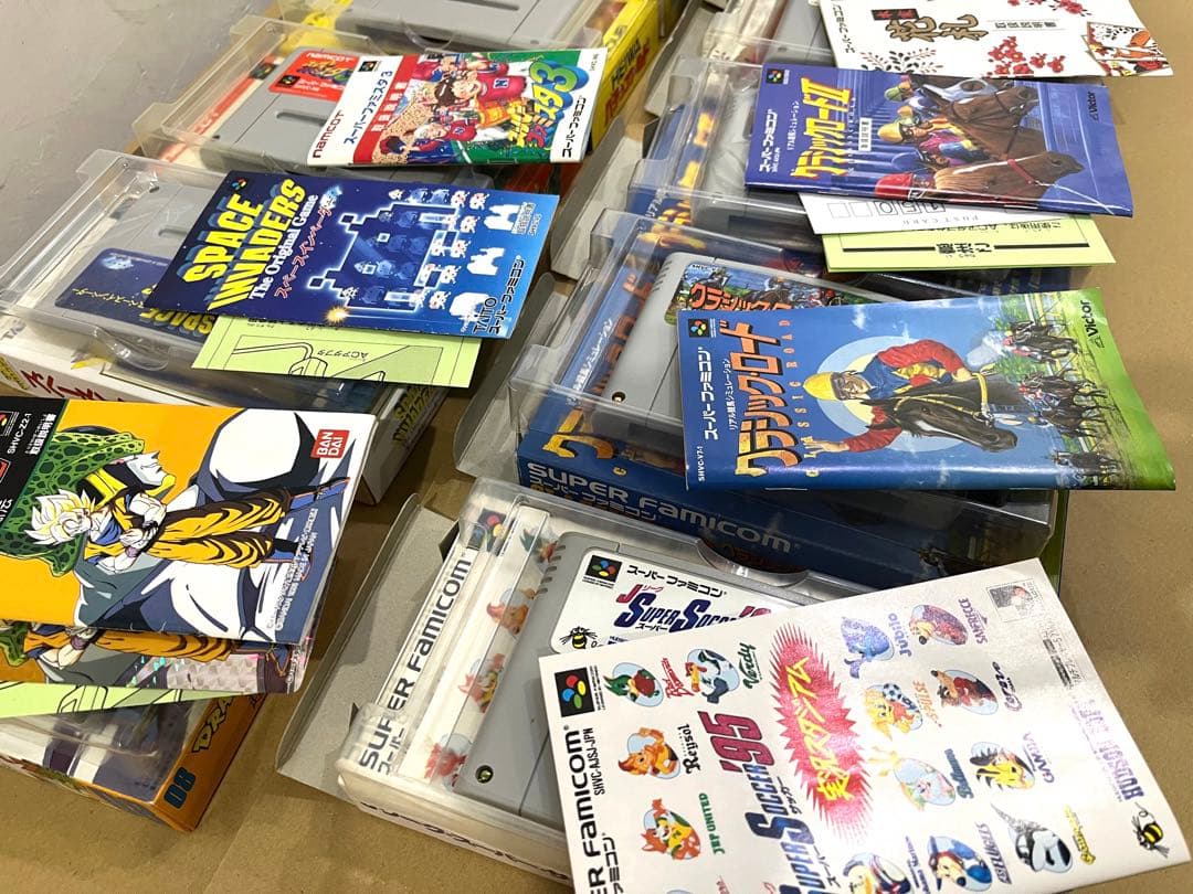 スーパーファミコンソフト箱付き10本セット 保護クリアケース付 良品 まとめ売り