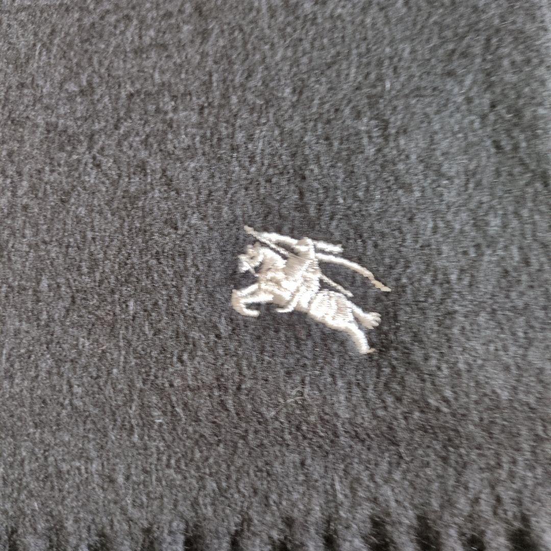 BURBERRY　バーバリー　マフラーカシミア　ブラック