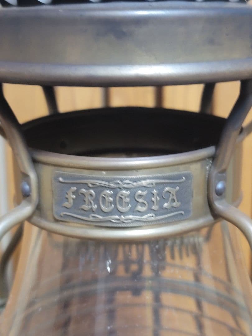 日本船燈 ニッセン フリージア 石油ストーブ 真鍮製 IS-3 五徳付き