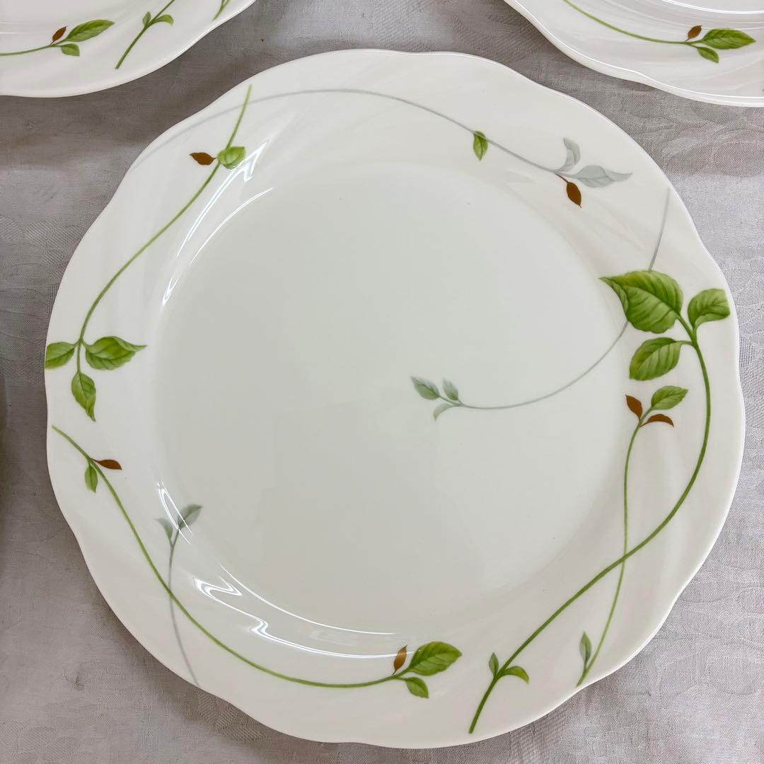 人気【NARUMI】ナルミ レモンバーム ディナープレート 27cm 5枚セット