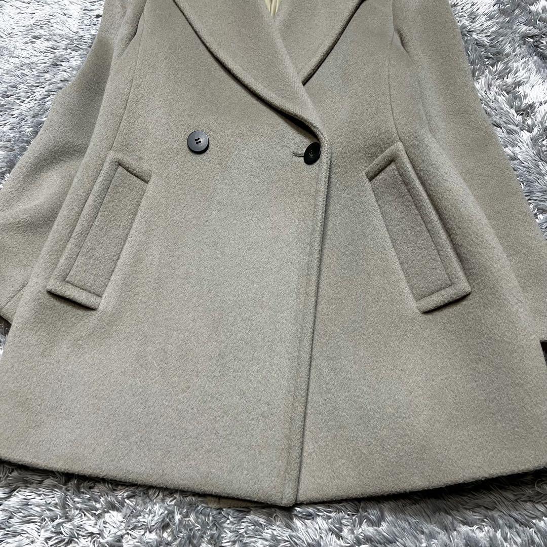 セオリー 現行タグ ショート ダブルフェイス ウールコート　XS相当　美品