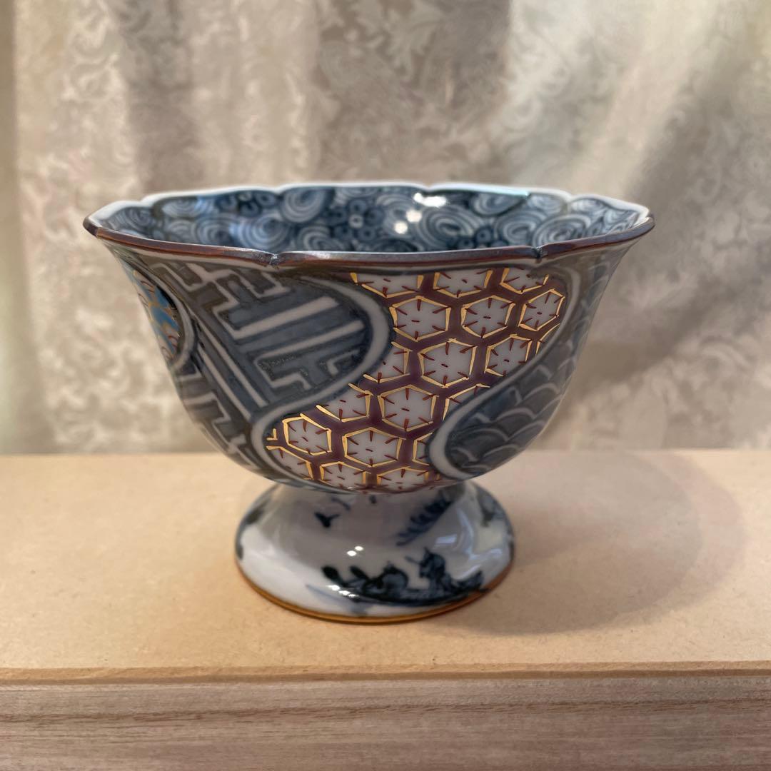 京焼　清水焼【瑞昭窯】高台　小鉢　五客組