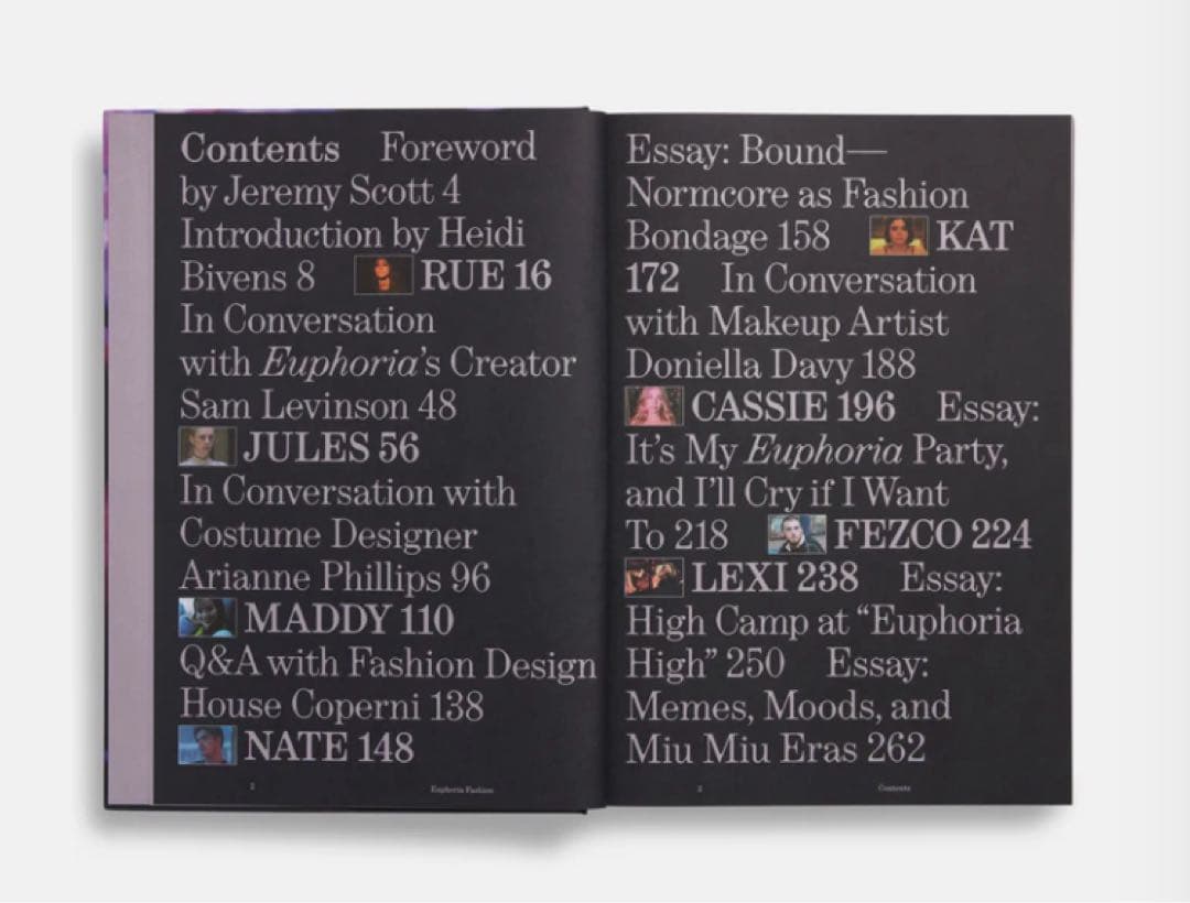 A24 EUPHORIA FASHION 本　アートブック 映画