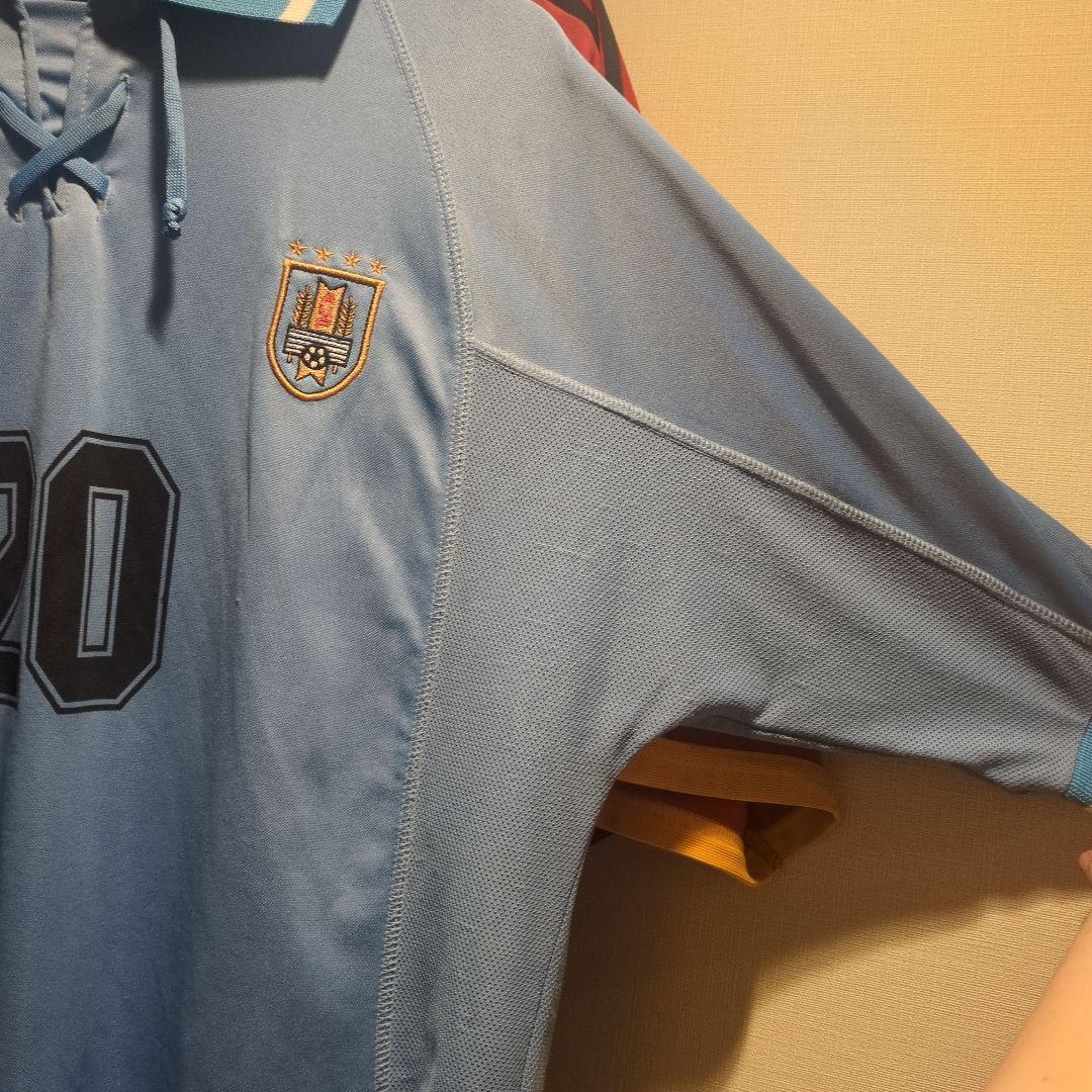 02年日韓WP ウルグアイ代表 20 レコバ　インテル　正規オーセンティック