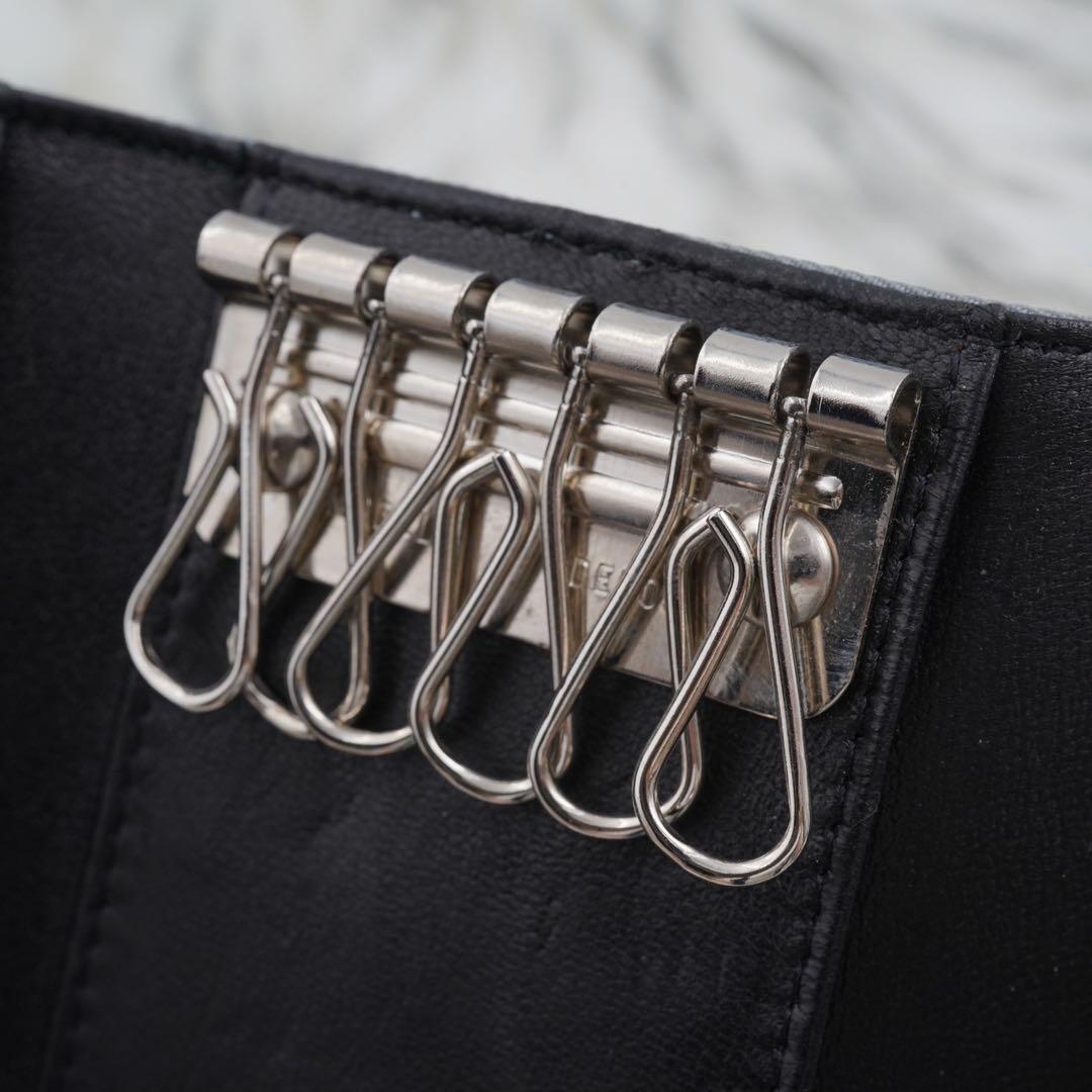 極美品　箱付き　PRADA プラダ　キーケース　ナイロン　ライトブルー　希少