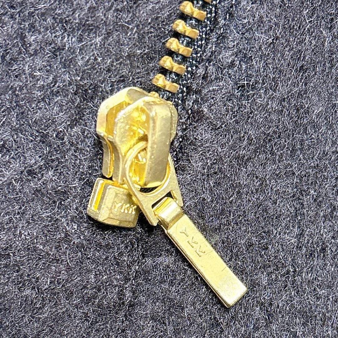 アルアバイル　モヘヤ混　シャギーノーカラージャケット　ショートコート