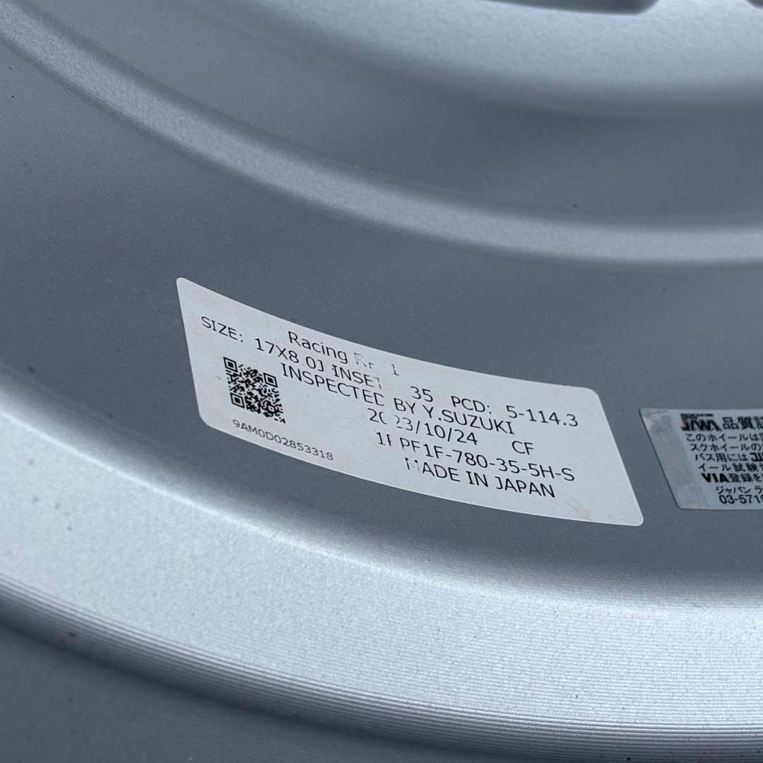 ENKEI RPF1 17インチ 8j オフセット35 2本