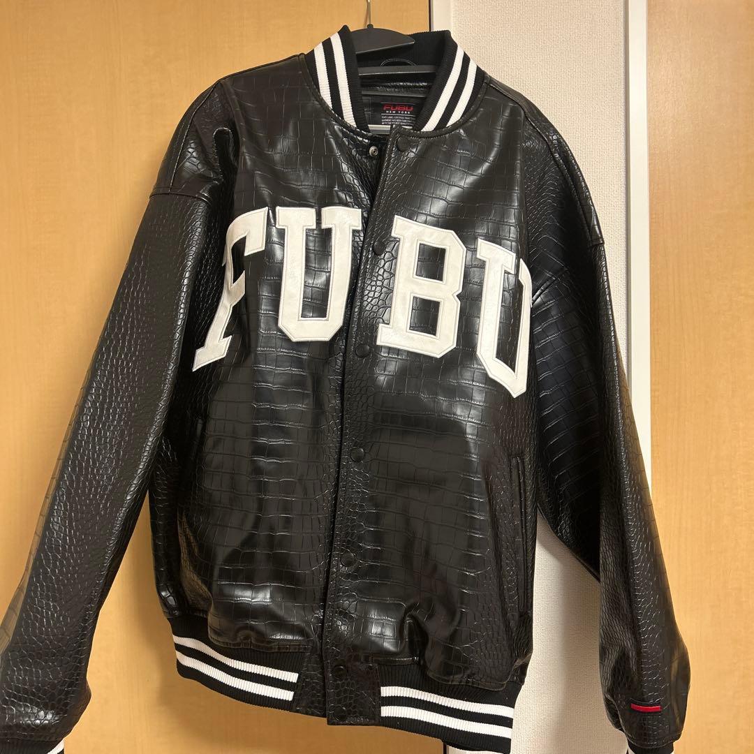 FUBU レザー スタジャン
