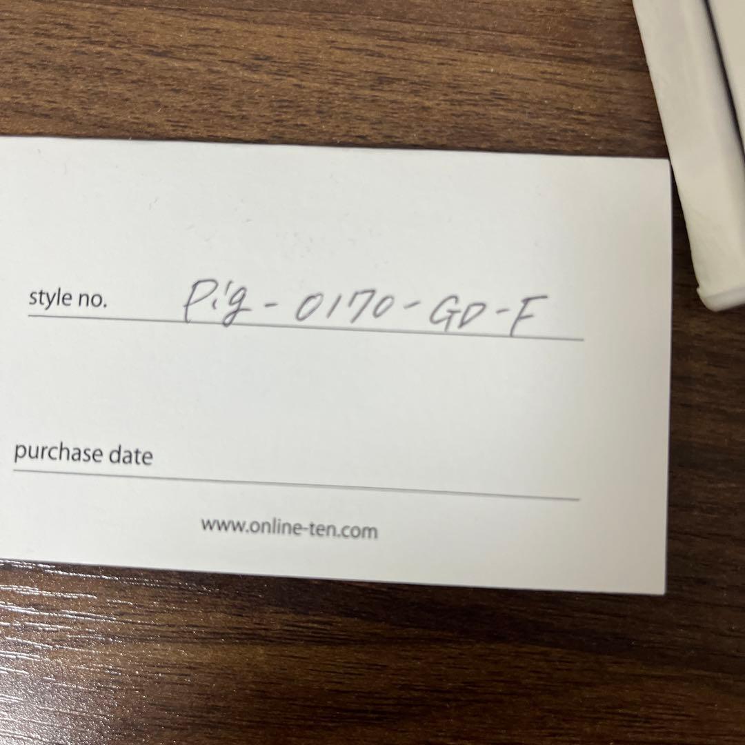 お値下げ‼️TEN. ダガーピアス GD