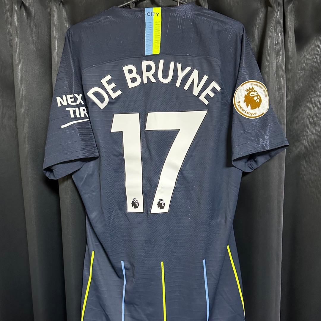 デブライネ　支給ユニフォーム　マンチェスターシティ　ベルギー代表　証明書付き