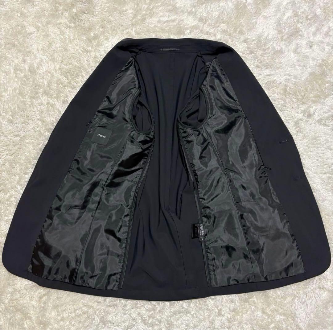 セオリー　2023年モデル　イージー　トラベルスーツ　カジュアル　伸縮性　黒　S