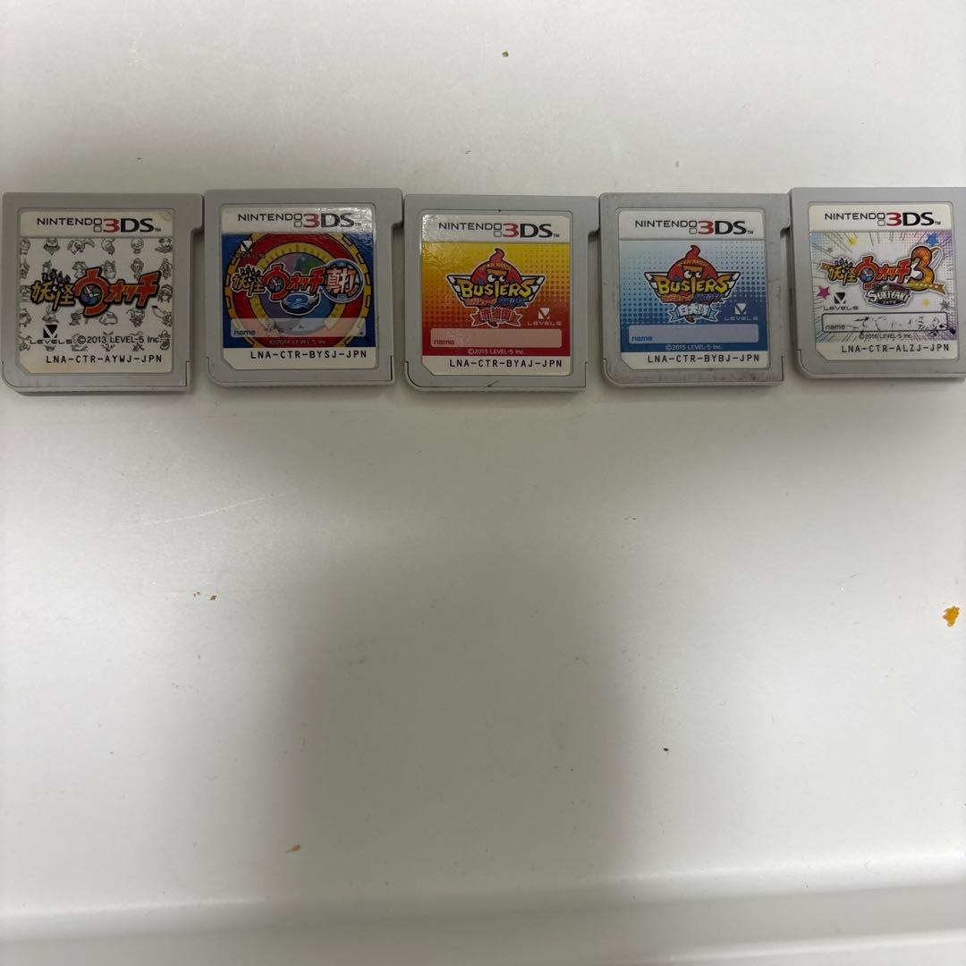 【まとめ売り】妖怪ウォッチ 3DSソフト5本セット 箱・説明書あり