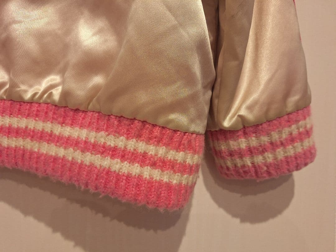 ​【希少】メゾピアノ ミミポポ刺繍リバーシブルジャケット130cm 平成レトロ