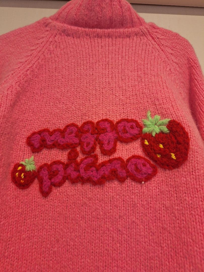 ​【希少】メゾピアノ ミミポポ刺繍リバーシブルジャケット130cm 平成レトロ