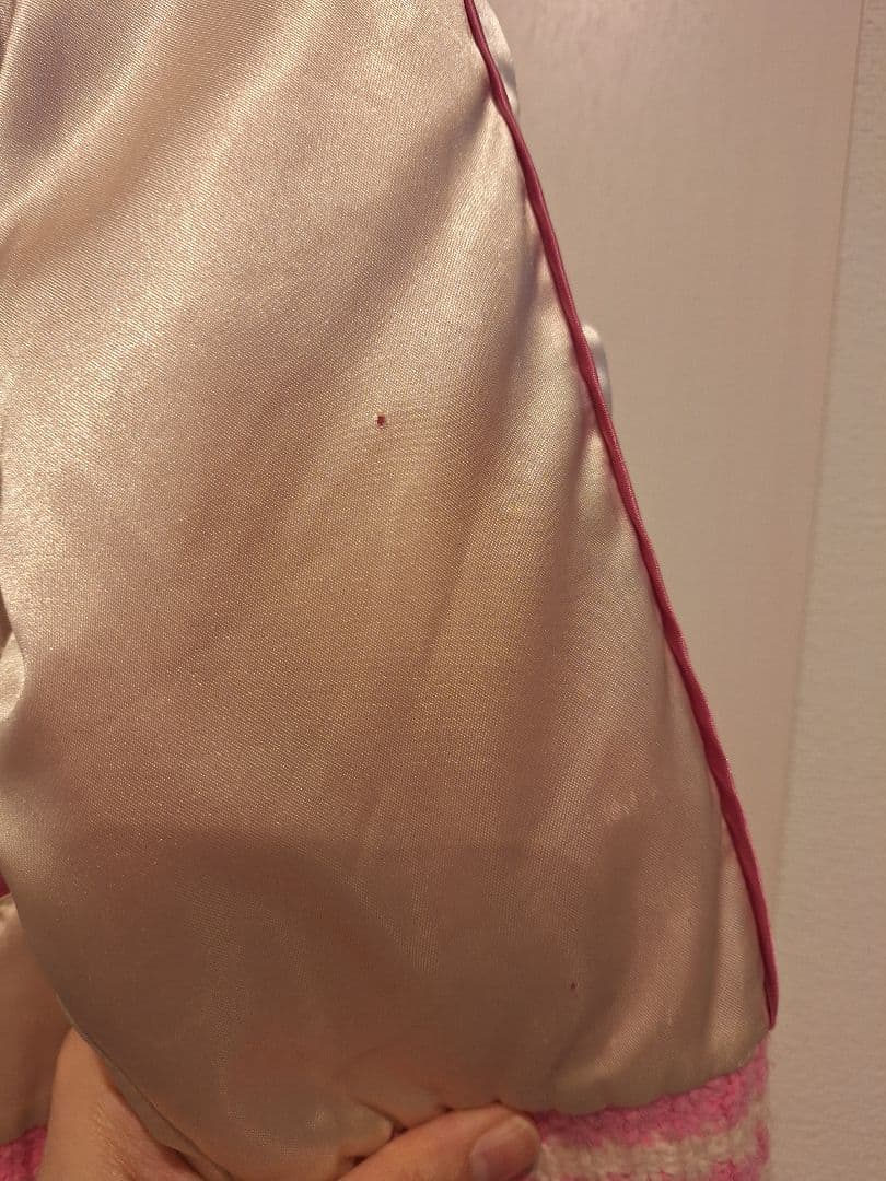 ​【希少】メゾピアノ ミミポポ刺繍リバーシブルジャケット130cm 平成レトロ