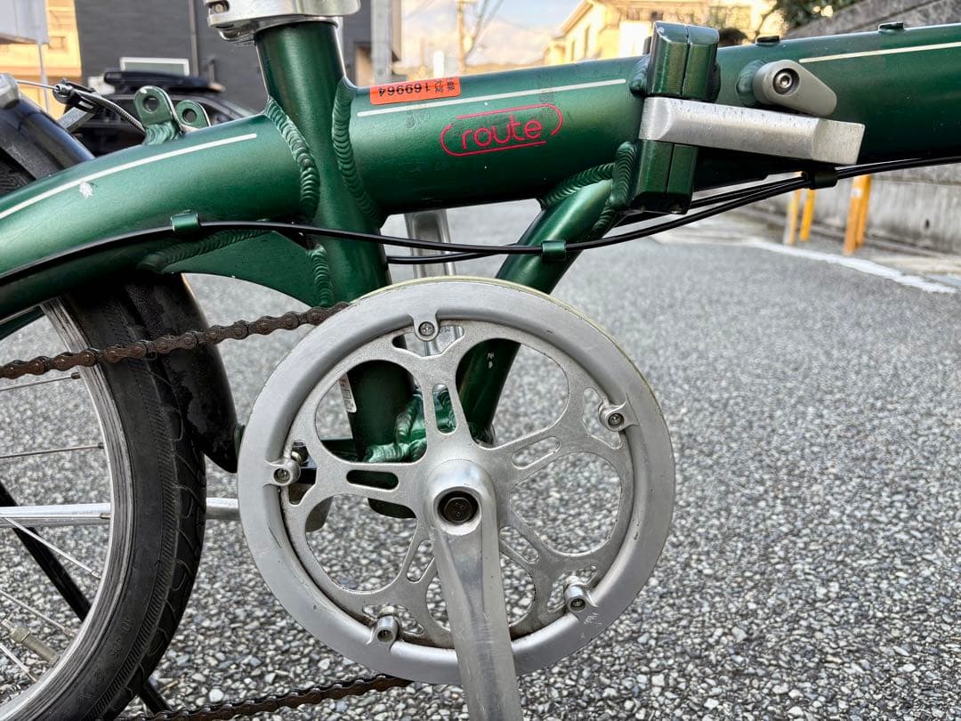 DAHONルートrouteダホン ワイヤー類新品 サドル新品 とりあえず乗れます