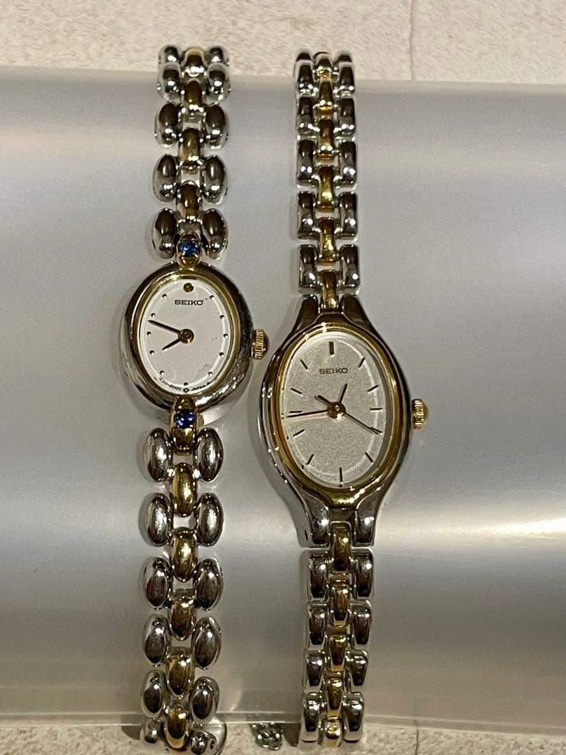【美品】SEIKO 腕時計 シルバー/ゴールド 2点セット