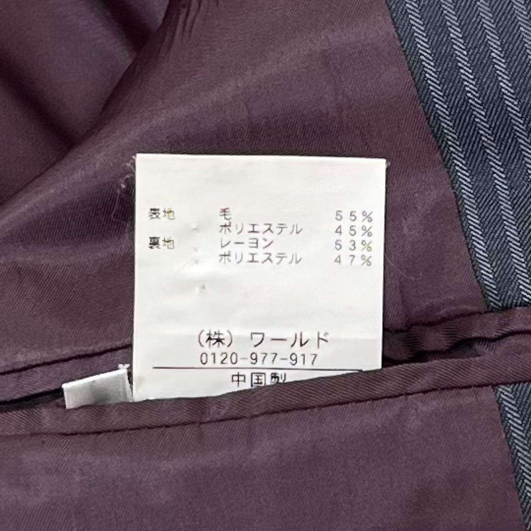 TAKEO KIKUCHI ストライプ ビジネススーツ ダークグレー サイズ3