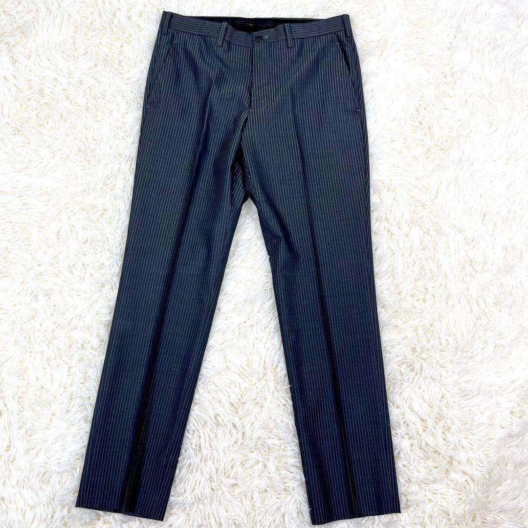 TAKEO KIKUCHI ストライプ ビジネススーツ ダークグレー サイズ3