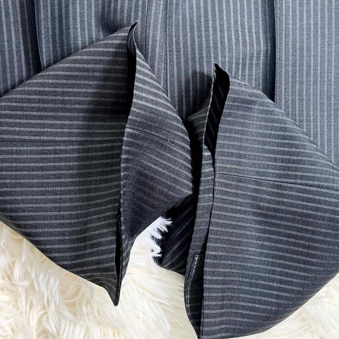 TAKEO KIKUCHI ストライプ ビジネススーツ ダークグレー サイズ3